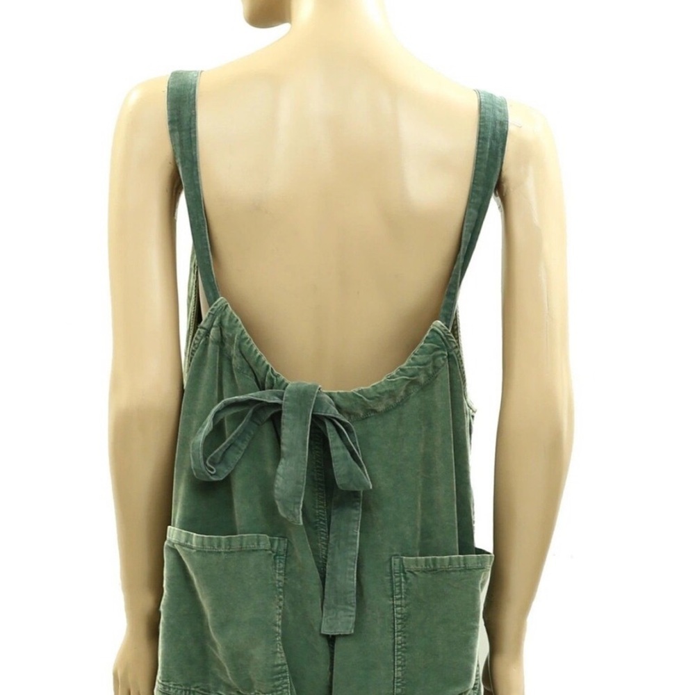 Free People Freebird Corduroy Jumpsuit WideLeg Cozy Sz Large NWOT - Picture 8 of 8